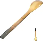 HOLIDYOYO Decorative Horn Spoon Caviar and Dessert Spoon for Polished Design for Home Coffee Shop Dining Table Use