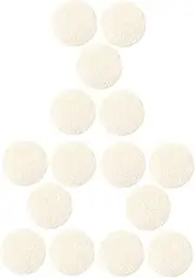 Beaupretty Deep Clean Face Exfoliating Pads Gentle Facial Scrubbers for Face Mask Skincare 15pcs