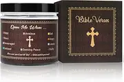 Bible Verse Jar with 100 Scripture Cards – Bible Accessories & Christian Gifts for Women, Men, Mom, Dad, Friends – Religious Gifts for Graduation, Birthday, Mother’s Day, Father’s Day, Spiritual
