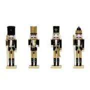 30cm Christmas Decorations Kids Nutcrackers Soldier Wooden Pendants