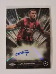 Topps Chrome UEFA Club Competitions 2023-24 - Noah Okafor Autograph - Milan Ll