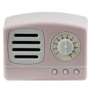 Vivitar Retro Radio Wireless Speaker Bluetooth in Pink