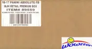 2016 Panini Absolute Football PREMIUM Factory Sealed 20 Box CASE-40 AUTO/MEM