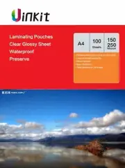 A4 Hot Laminating Pouches 75 Micron 125 Micron Thickess Clear Clean 75x2 125x2