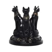 NNEOBA Egyptian Cat Figurine Divination Prop