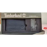 在飛比找蝦皮購物優惠-Timberland 短夾 皮革錢包配皮革鑰匙扣