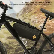 (L)Large Waterproof Triangle Frame Bag Front Top Tube Cycling Under HG