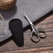 1Pcs Stainless Steel Facial Mustache Nose Ear Hair Scissors Beauty Tool CR