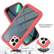 360° Shockproof Front and Back Case for iPhone 16 15 14 13 12 11 Pro Max 8 Plus