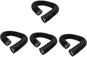 jojofuny 4pcs Dryer Vent Hose Flexible Ducting Air Aluminum Adapter Non-insulated for Exhaust