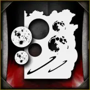 Moon / Planet Set Airbrush Stencil Template Airsick