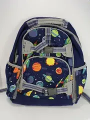 Pottery Barn Kids Navy Solar System Glow In Dark Large Mackenzie Backpack #9898Q