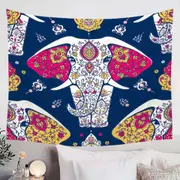 Indian Princess Elephant Tapestry