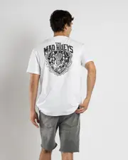[The Mad Hueys] The Mad Hueys Men's Port Side Ahoy Fkrs T-Shirt in White Size Large L White