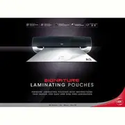 GBC Signature Laminator Pouch 80 Micron A3 Clear Pack 50