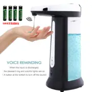 Automatic Liquid Soap Dispenser Touchless IR Sensor Hands Free Bathroom Kitchen