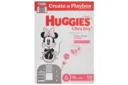 Huggies Girls Ultra Dry Nappies Size 6 Junior (16kg And Over) Carton of 124's