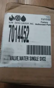 7014452 SUB-ZERO Single Water Valve 7014452