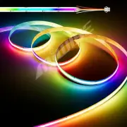RGB Smart IC COB LED Strip Light,20Ft Color Chasing Flexible DC24V LED Tape Lig