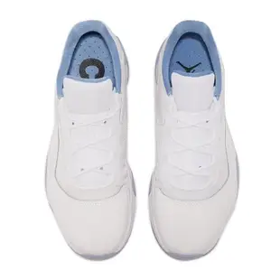 Nike 籃球鞋 Air Jordan 11 CMFT Low 男鞋 喬丹 11代設計靈感 避震 果凍底 皮革 白 藍 DO0751-100