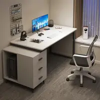 在飛比找momo購物網優惠-【HappyLife】帶邊櫃電腦桌140公分 Y11020(