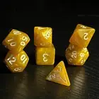 Dungeons & Dragons/D&D Polyhedral Dice By Foam Brain - Mocha Swirl (7)