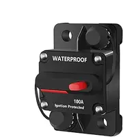Circuit Breaker for Car | Electronic Battery Overload Protector,12-48V Circuit Breaker Manual Reset Protection for Marine, Automotive, Truck, RV, Boat