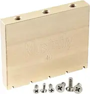 Musiclily Ultra Full Solid Brass Block for Electric Guitar Gotoh GE1996T Floyd Rose Locking Tremolo Bridge, 40mm Tall