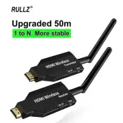 50m Wireless Video Transmitter Receiver HDMI Extender Fr Camera PC To TV Monitor