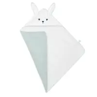在飛比找momo購物網優惠-【KALOO】Kdoux 兔兔立體連帽浴巾(薄荷藍)