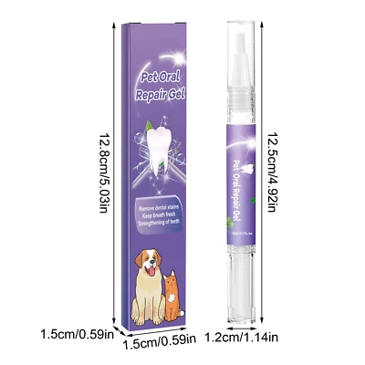3Ml Pet Oral Gel Cleaning Dog Cat Teeth, Bad Breath, for Tartar, No Need to Brus