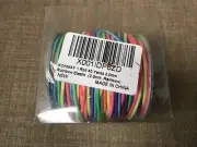 KONMAY 1 Roll 2.0 mm Rainbow Stretchy Elastic 40 Yards NIP