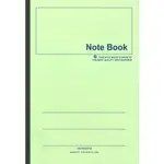 加新平裝筆記本~3PF18100 18K綠色平裝筆記/固頁筆記 100頁 橫線 B5筆記本 現貨