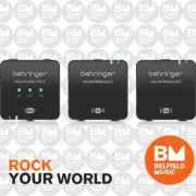 Behringer GO CAM Wireless II Dual Digital Clip On Microphone System