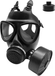 Military Nuclear & Chemical Survival Gas Mask, Gas Mask with 40mm Activated C...