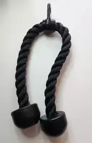 Commercial Gym Triceps Rope Multi gym Func. pull down body building cord Free Sh