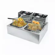 20L Deep Fryer Commercial Bench Top Fast Fryer Stainless Steel AU 2500W Electric