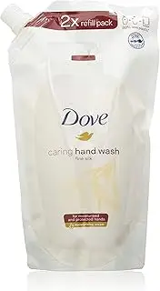 Dove Nourishing Hand Wash Soap Fine Silk Soft Skin Feeling Pack of 10 Refill Pack (10 x 500 ml)