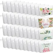 Saintrygo 40 Pcs Sublimation Makeup Bags Blank Canvas Bag DIY Heat Transfer Sublimation Cosmetic Canvas Pouch for Mother's Day Travel Toiletry DIY Crafts(5 x 10 x 1.8 Inches)
