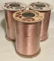 Berwick Curling Mauve Pink Ribbon Splendorette By Berwick 500 Yards Each 3 Rolls