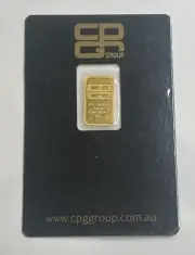 Australia CPG Group 5g 999 Gold Bar In Assay Investment