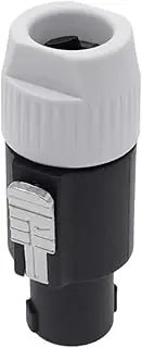 CCWUTQF Speaker Connector 4 Core Professional Audio Power Plug Speakon Connectors(T-White)