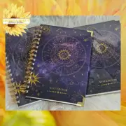 Zodiac Spiral Journal Notebook Witchcraft Spiritual Wicca Religion Astrology IFA