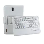 Removable Bluetooth Keyboard Case Cover For Samsung Galaxy Tab S 8.4' SM-T700 - White