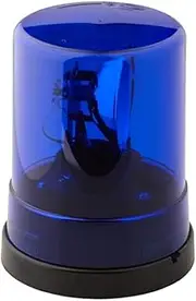 HELLA 2RL 004 958-011 Rotating Beacon - KL 700 - Halogen - H1-24V - Round - Lens Colour: Blue - mounting - Fitting Position: Body