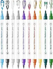 Acrylic Nail Pens, Double Tipped 10 Colors Markers Set For Nail Painting, Quick Drying Acrylic Paint Point Liner For Manicure Design At Home Salon