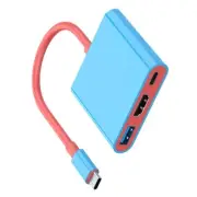 Type C Multiport Adapter with 4K60hz Video Streaming USB3.0 5Gbps PD100W Port