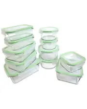 Kinetic GoGreen Glassworks 22pc Glass Food Storage Set