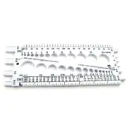 Bolt Nut Thread Inch&Metric Thread Tester Bolt Gauges Metric Size Gauge1335