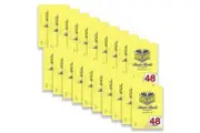 20pc Spirax 243 Music Book A4 48-Pages Staved Writing Paper Notebook Yellow